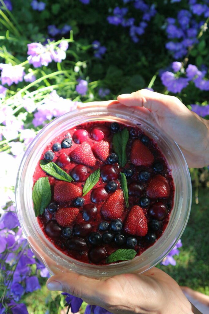 Cheesecake vegano de año nuevo